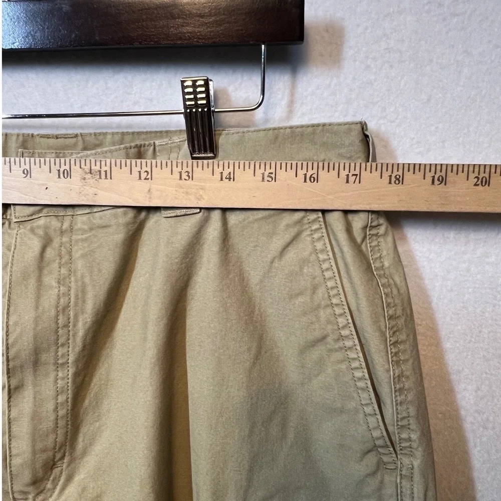 LL Bean Mens Cargo Pants Natural Fit 36x30 Khaki Tan Cotton Utility Trousers